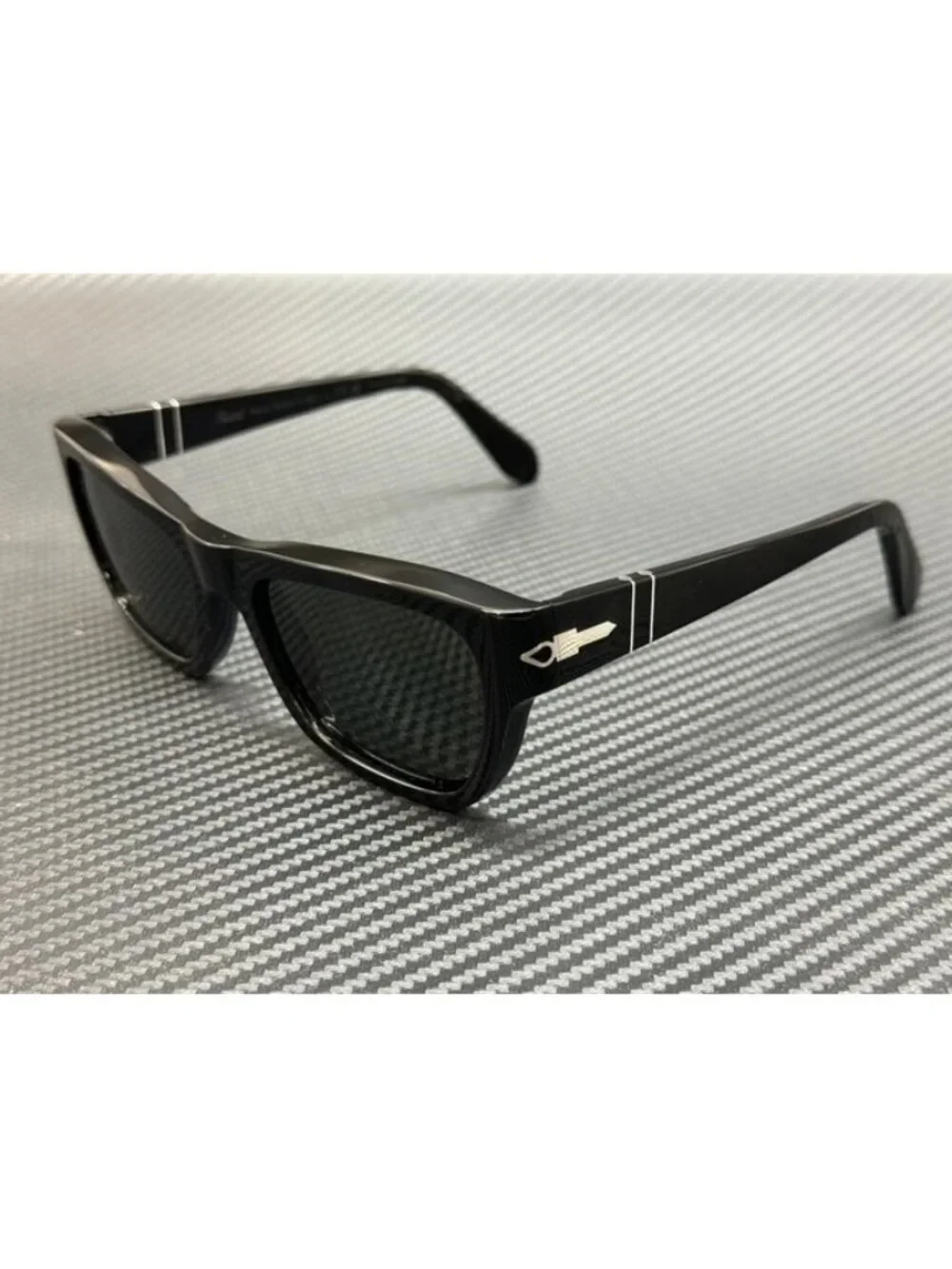 New Persol Men Black Sunglasses 56-20-145